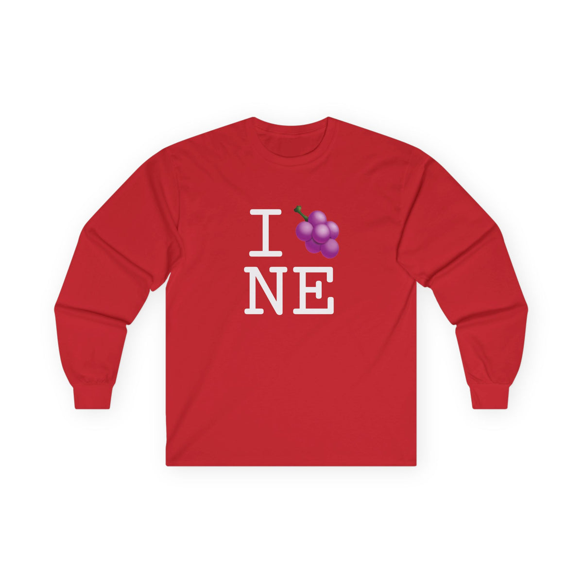 "I Grape Nebraska" Long Sleeve Shirt