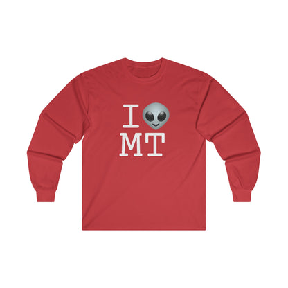 "I Feel Alien in Montana" Long Sleeve Shirt