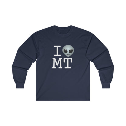 "I Feel Alien in Montana" Long Sleeve Shirt