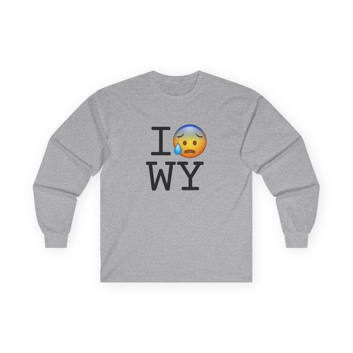 "I'm Anxiously Sweating in Wyoming" Long Sleeve Shirt