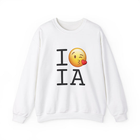 "I Blow a Kiss at Iowa" Sweatshirt