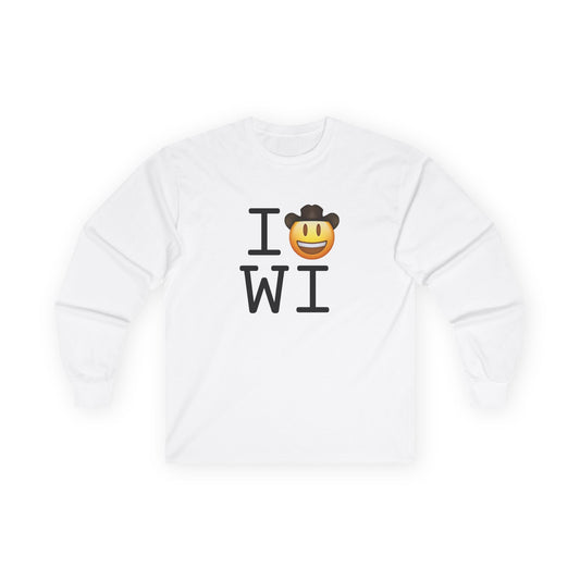 "I'm a Cowboy or Cowgirl in Wisconsin" Long Sleeve Shirt