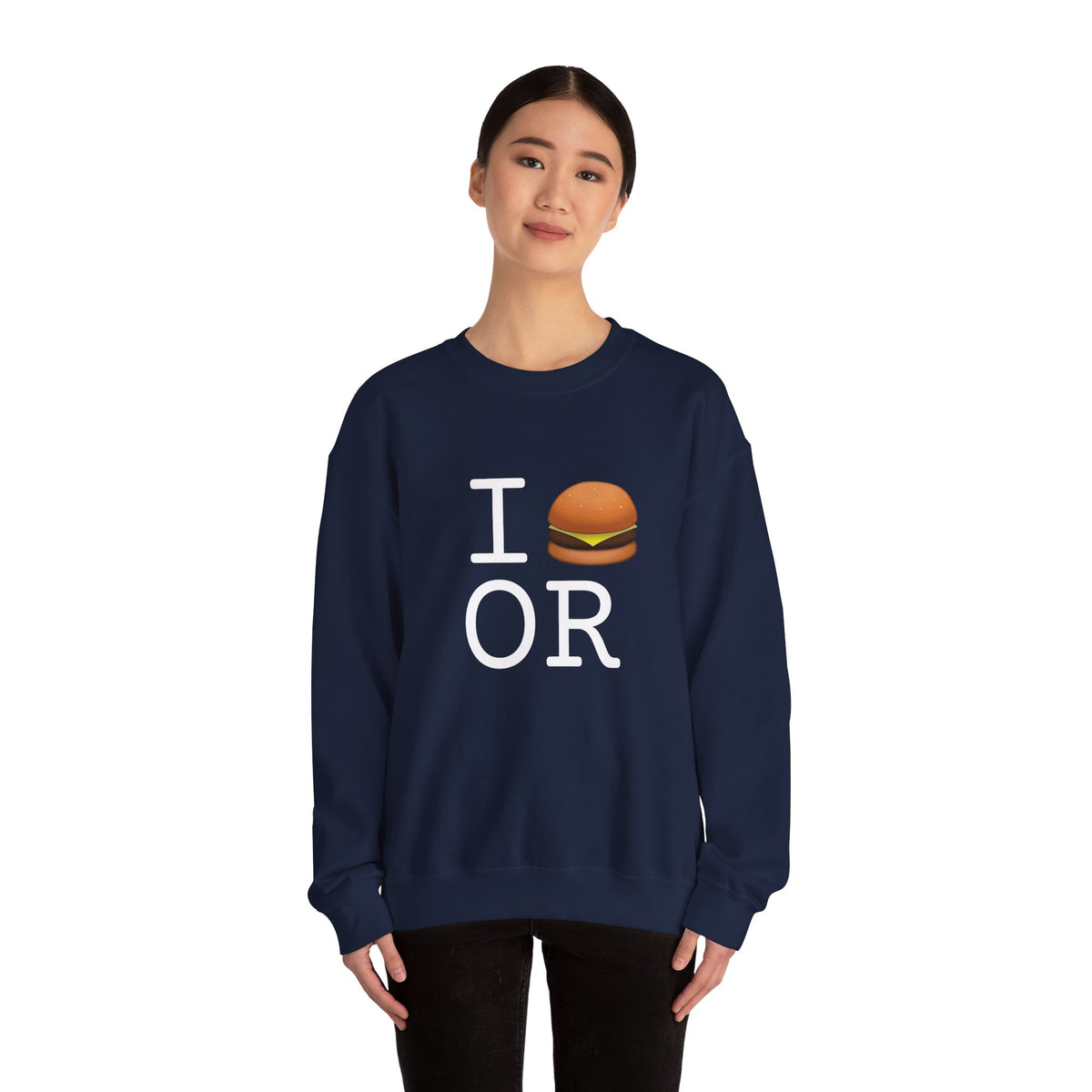 "I Cheeseburger Oregon" Sweatshirt