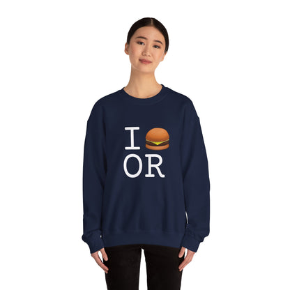 "I Cheeseburger Oregon" Sweatshirt