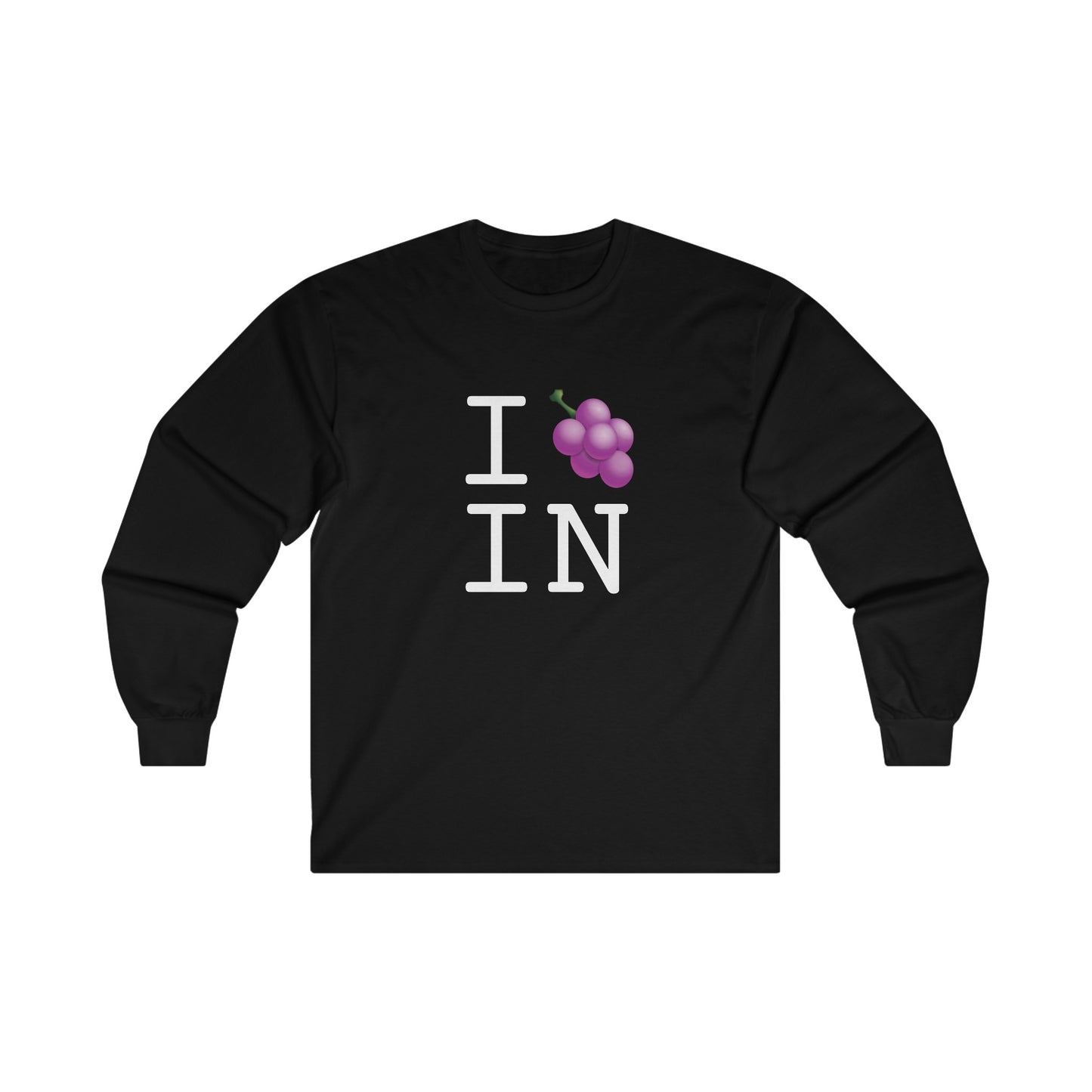 "I Grape Indiana" Long Sleeve Shirt