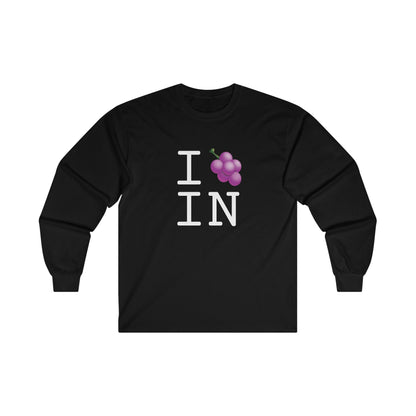 "I Grape Indiana" Long Sleeve Shirt