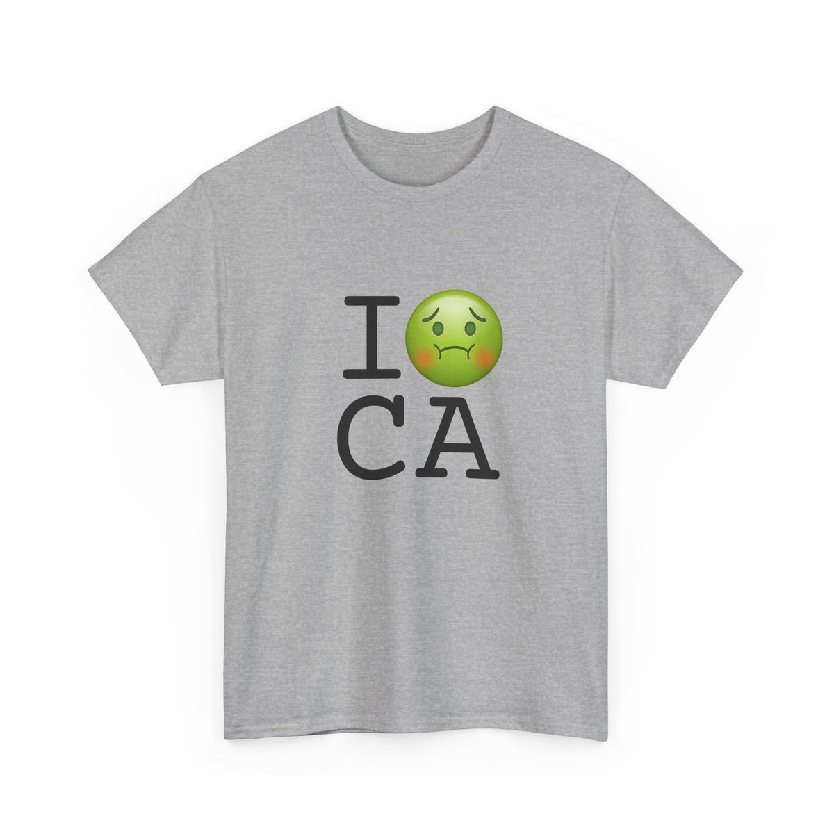 "I'm Nauseous about California" Tee