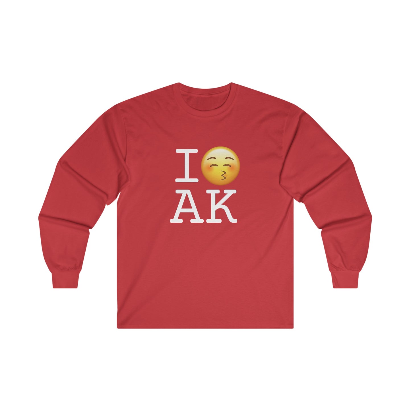 "I Kiss Alaska" Long Sleeve Shirt