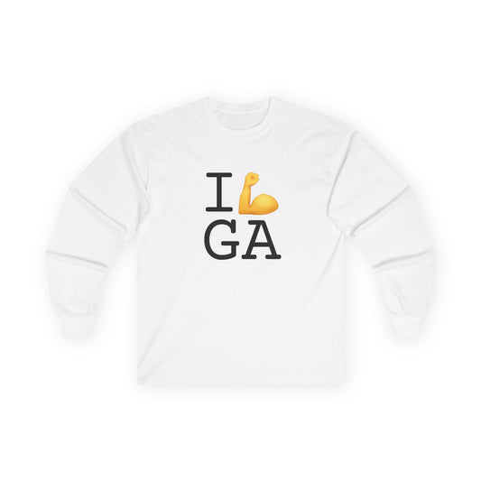 "I Flex in/on Georgia" Long Sleeve Shirt