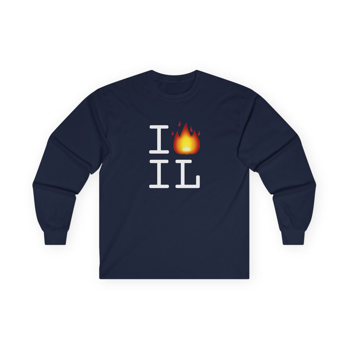 "I've got Fire for Illinois" Long Sleeve Shirt