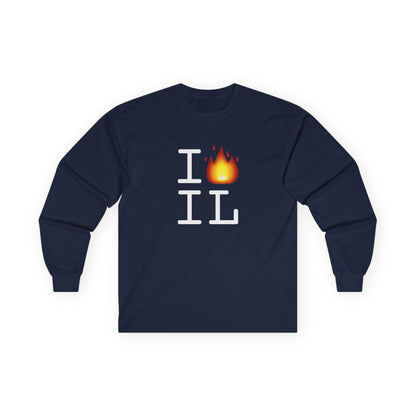 "I've got Fire for Illinois" Long Sleeve Shirt