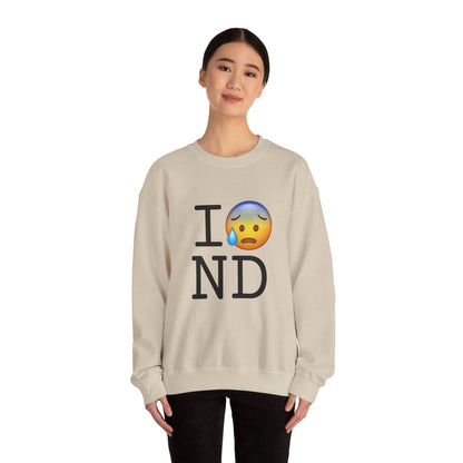 "I'm Anxiously Sweating in North Dakota" Sweatshirt