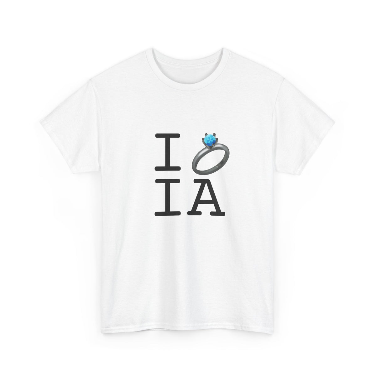 "I'm Married to (Diamond Ring) Iowa" Tee