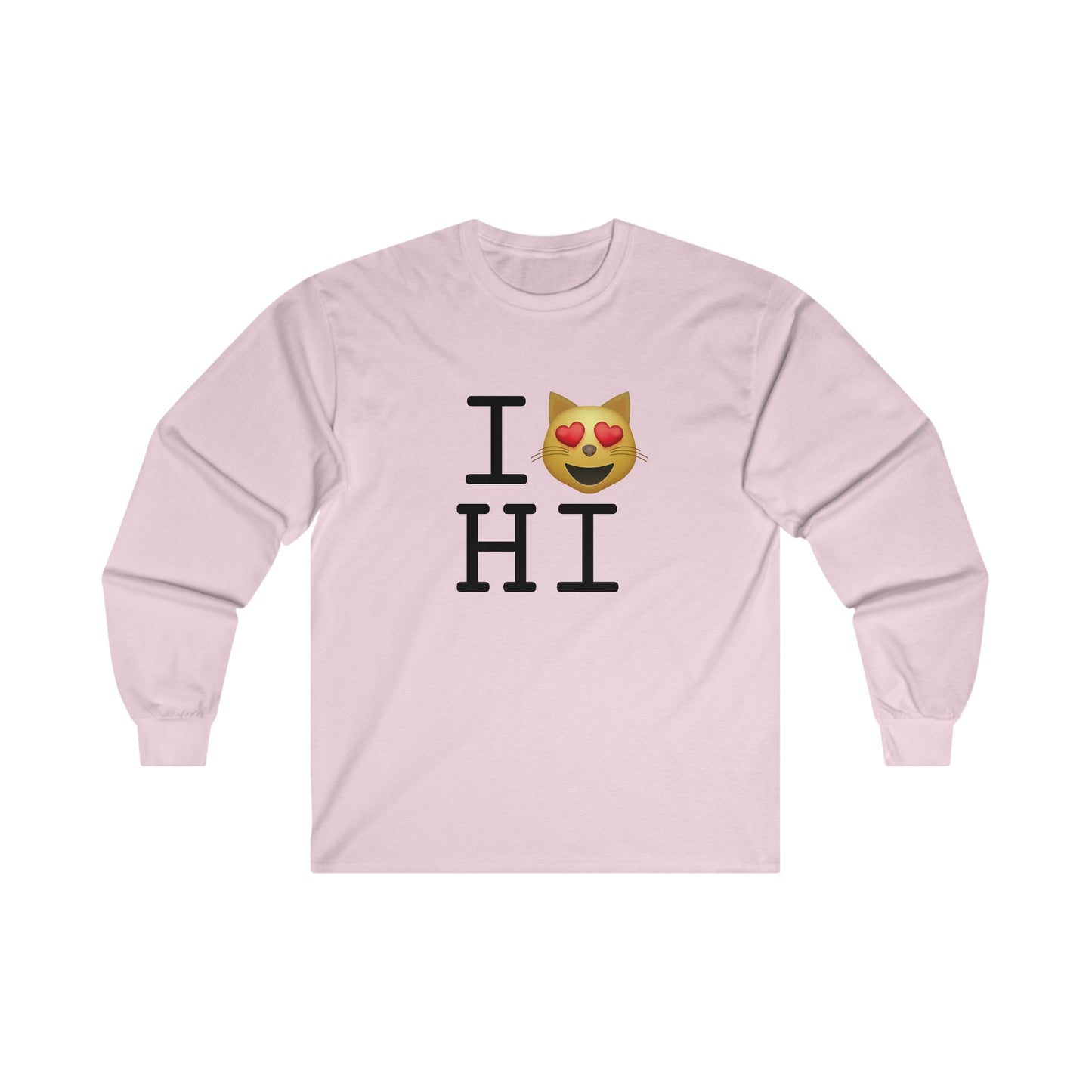 "I'm a Cat that Loves Hawaii" Long Sleeve Shirt