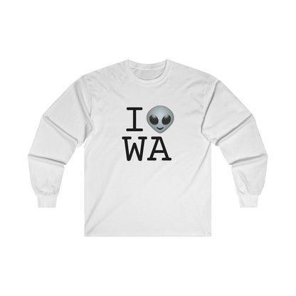 "I Feel Alien in Washington" Long Sleeve Shirt