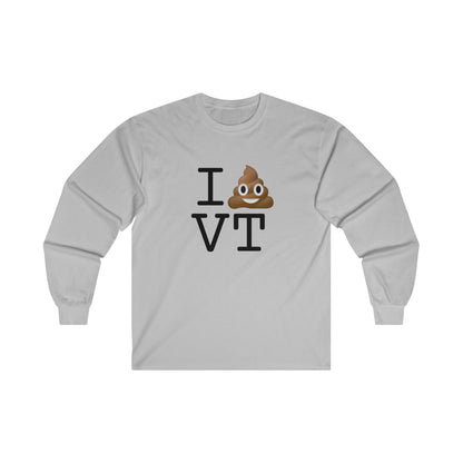 "I Poop in Vermont" Long Sleeve Shirt