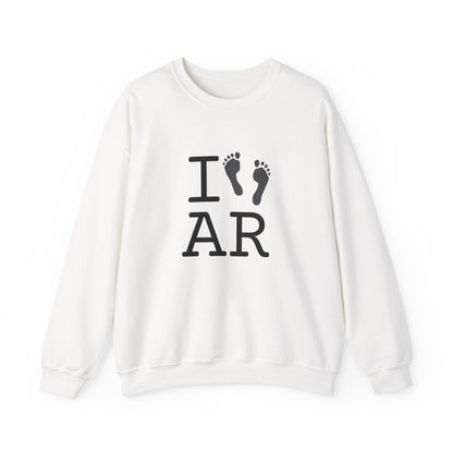 "I leave Footsteps in Arkansas" Sweatshirt