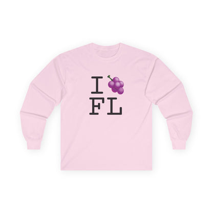 "I Grape Florida" Long Sleeve Shirt