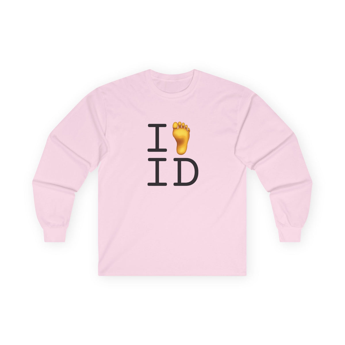 "I Foot Idaho" Long Sleeve Shirt
