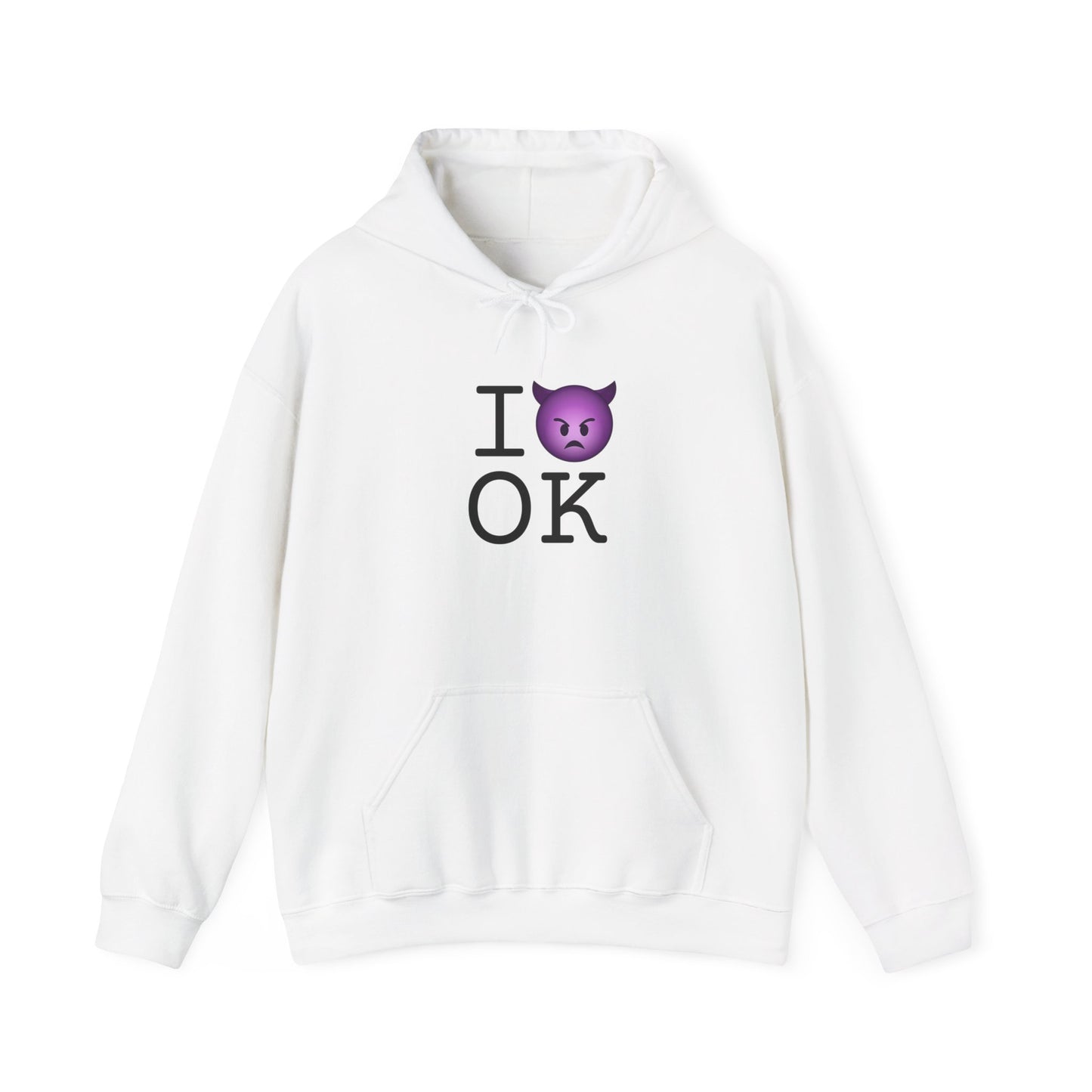 "I'm an Angry Devil about Oklahoma" Hoodie