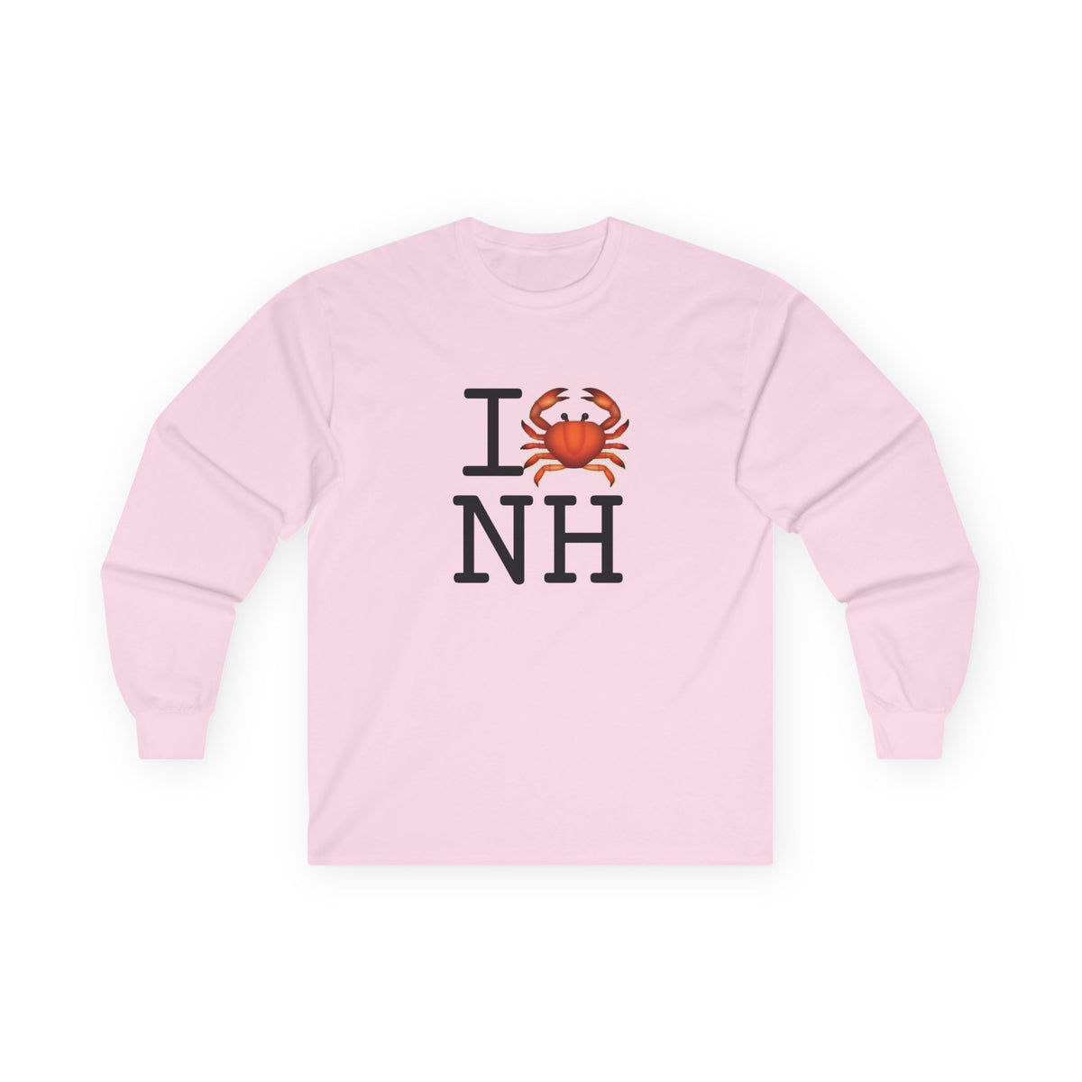 "I Crab New Hampshire" Long Sleeve Shirt