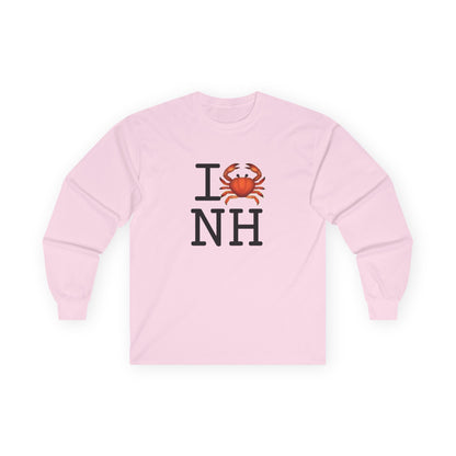 "I Crab New Hampshire" Long Sleeve Shirt