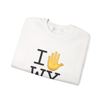 "I Stop (Raised Hand) Wyoming" Sweatshirt