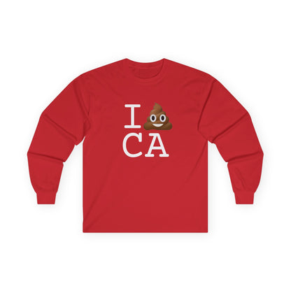 "I Poop in California" Long Sleeve Shirt