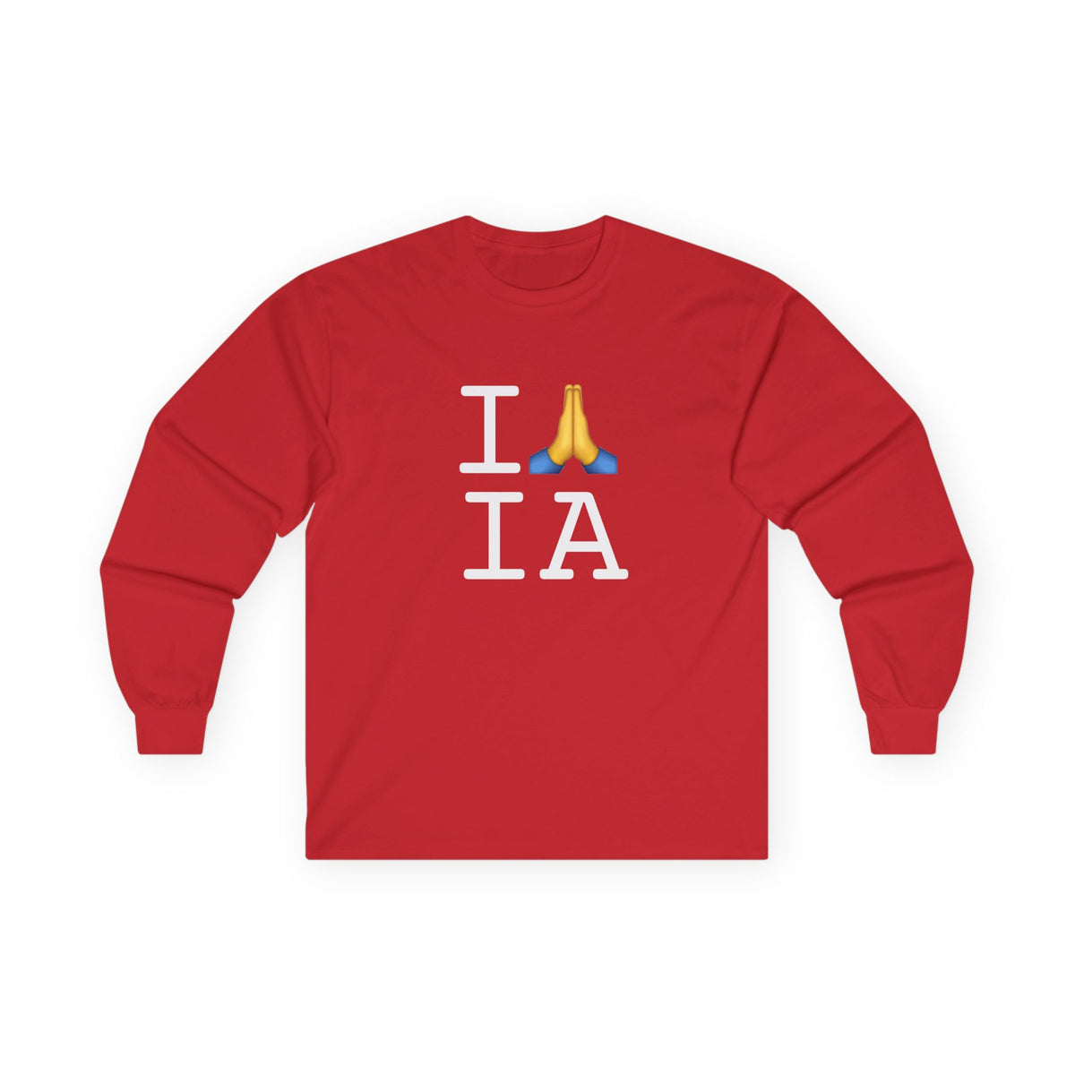 "I Pray for Iowa" Long Sleeve Shirt