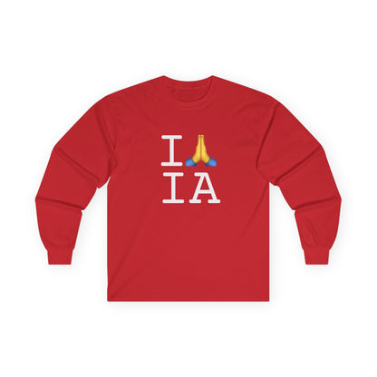 "I Pray for Iowa" Long Sleeve Shirt