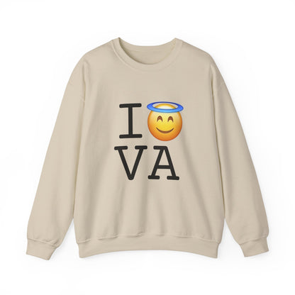 "I'm an Angel in Virginia" Sweatshirt