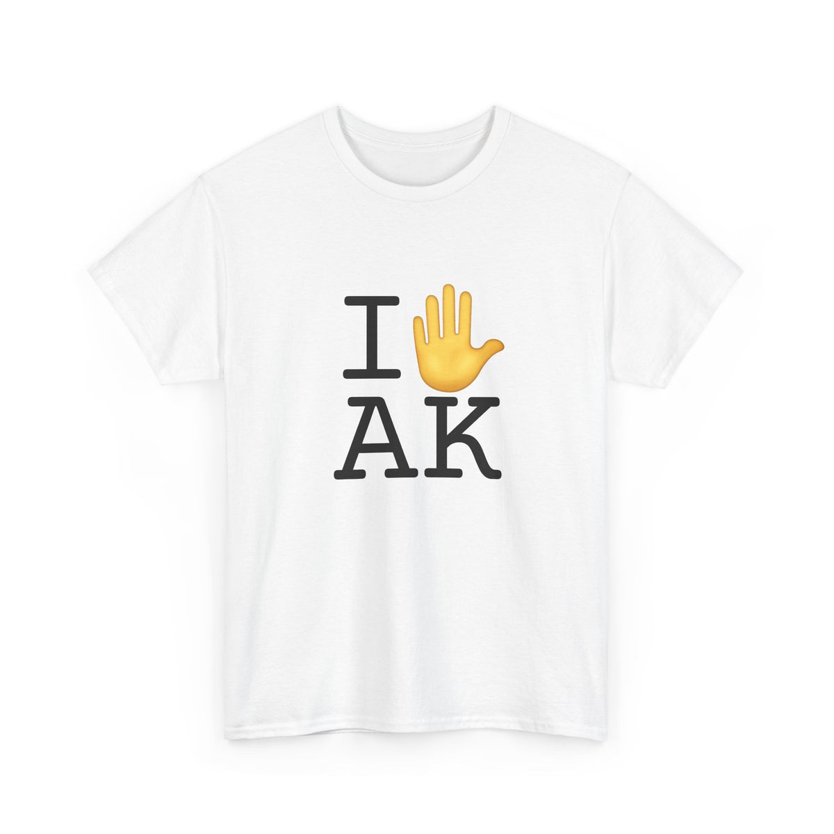 "I Stop (Raised Hand) Alaska" Tee