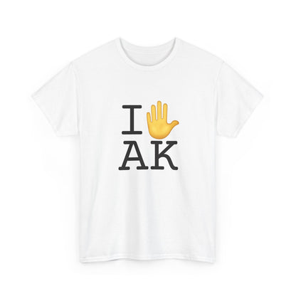 "I Stop (Raised Hand) Alaska" Tee