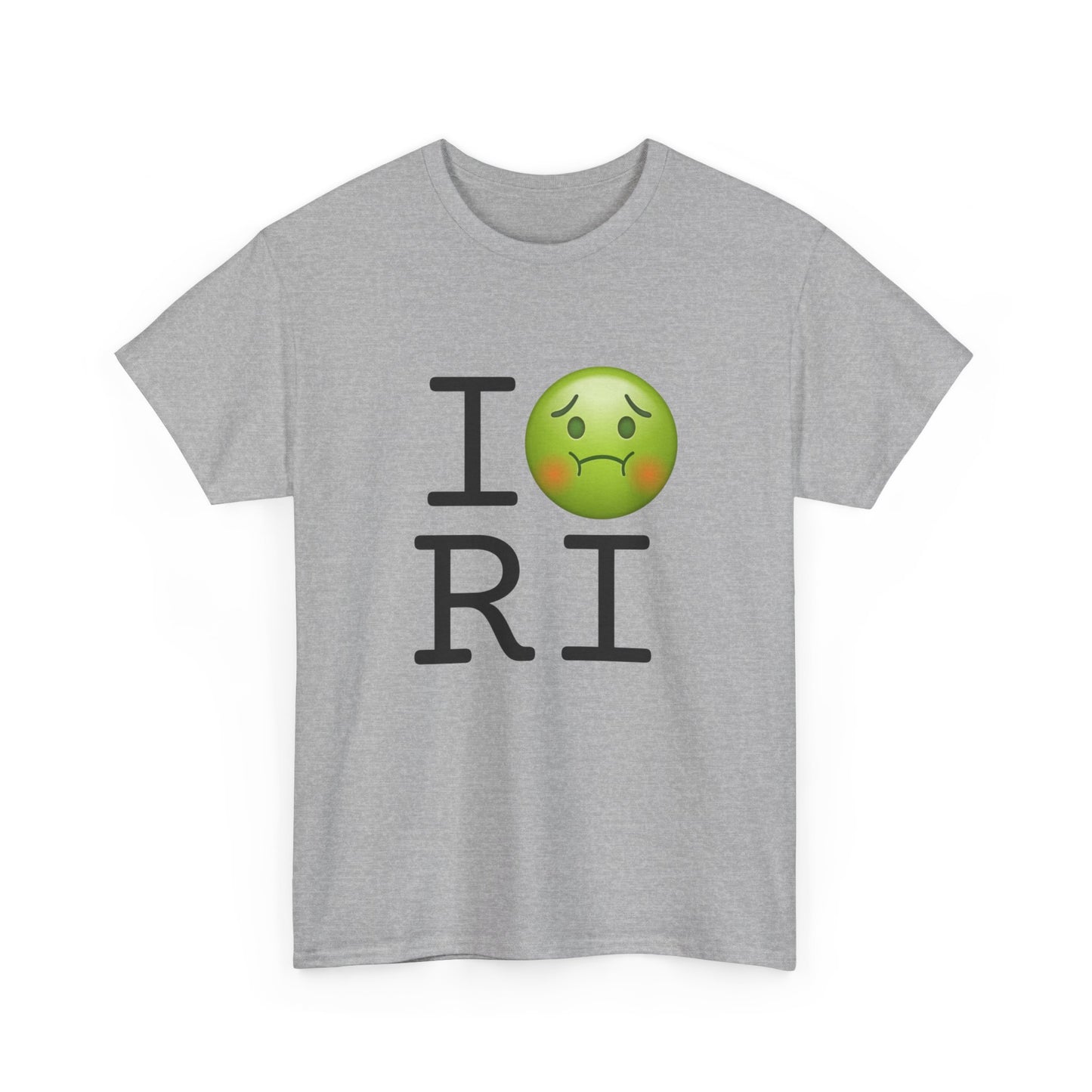 "I'm Nauseous about Rhode Island" Tee