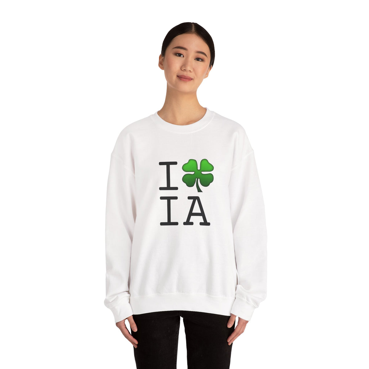 "I'm Lucky (Clover) in Iowa" Sweatshirt