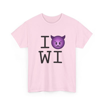 "I'm an Angry Devil about Wisconsin" Tee