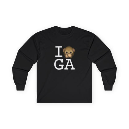 "I Don't Speak about Georgia" Long Sleeve Shirt