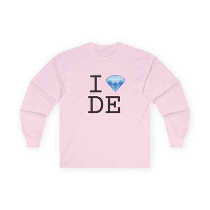 "I Diamond Delaware" Long Sleeve Shirt