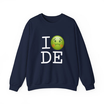 "I'm Nauseous about Delaware" Sweatshirt