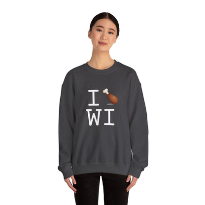 "I Chicken Drumstick Wisconsin" Sweatshirt