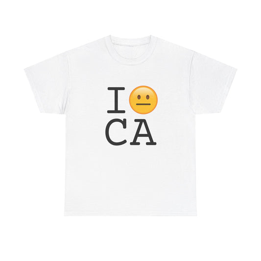 "I'm Neutral about California" Tee