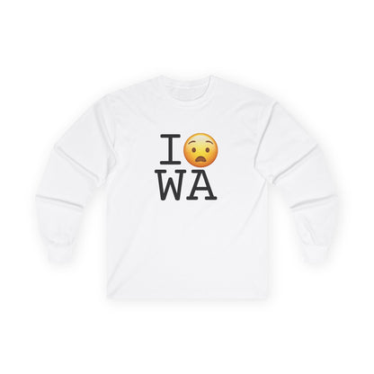 "I'm Anguished about Washington" Long Sleeve Shirt