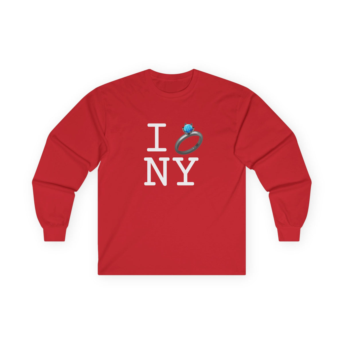"I'm Married to (Diamond Ring) New York" Long Sleeve Shirt