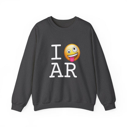 "I'm Crazy about Arkansas" Sweatshirt