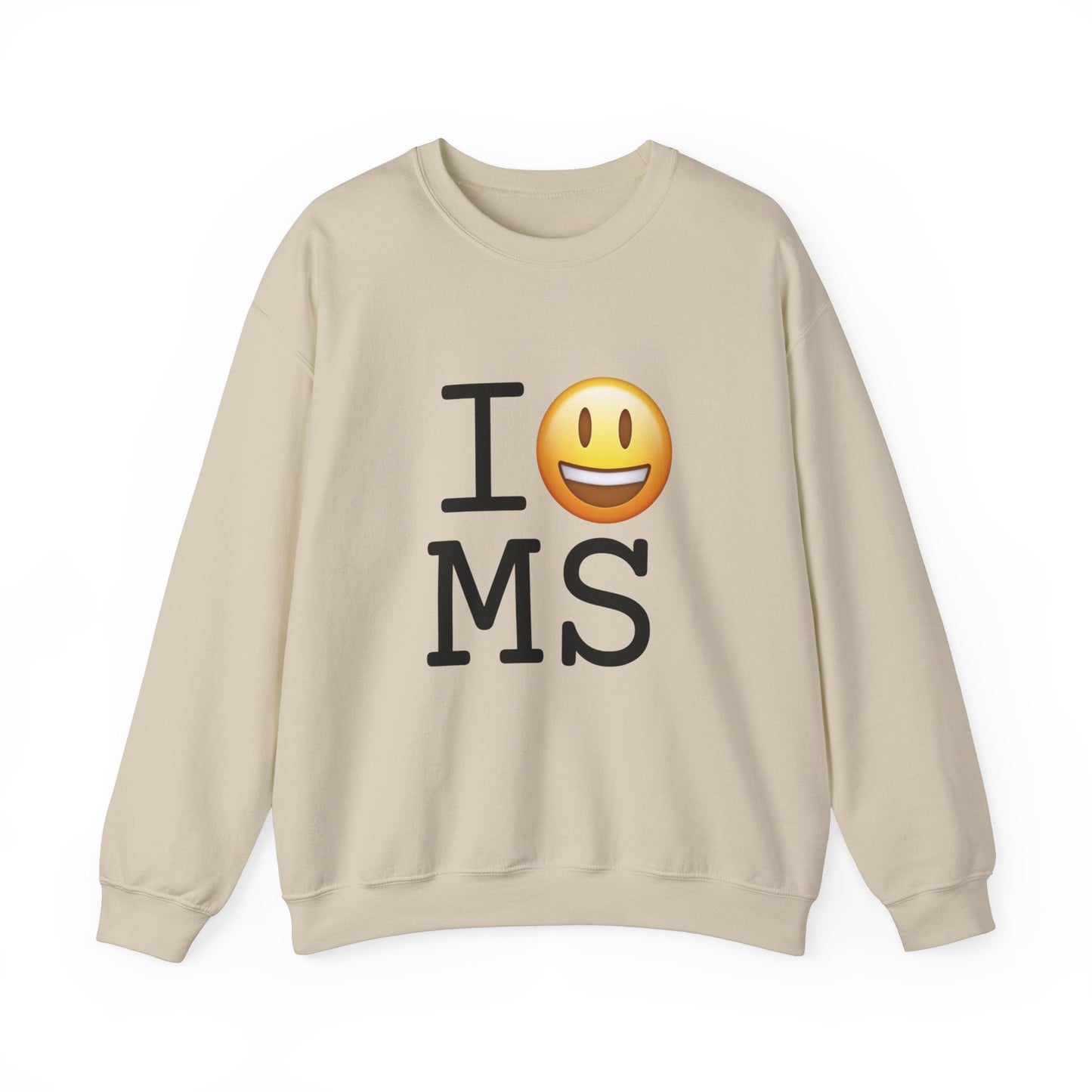 "I'm Happy about Mississippi" Sweatshirt