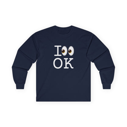 "I Look at Oklahoma" Long Sleeve Shirt