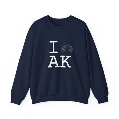"I Bicycle Alaska" Sweatshirt