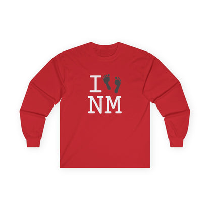 "I leave Footsteps in New Mexico" Long Sleeve Shirt