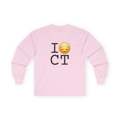 "I'm Depressed about Connecticut" Long Sleeve Shirt