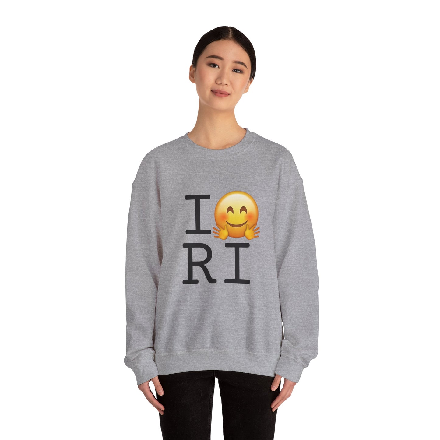 "I Hug Rhode Island" Sweatshirt